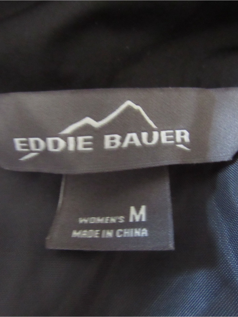 Eddie Bauer Womens Quilted Field Jacket Medium Black All Seasons Lightweight - Picture 10 of 10